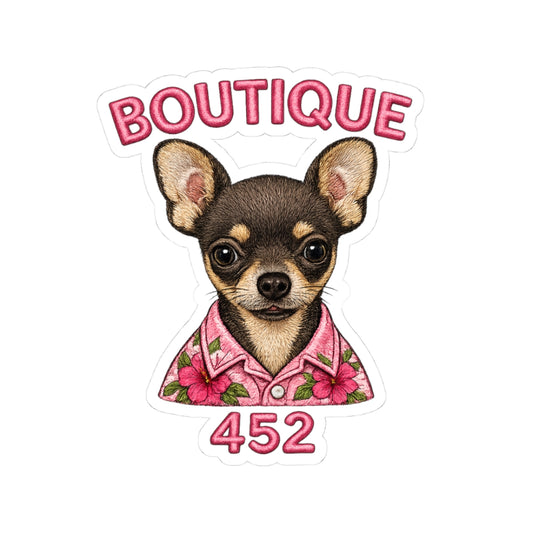 King Louis Sticker - Boutique 452 Mascot