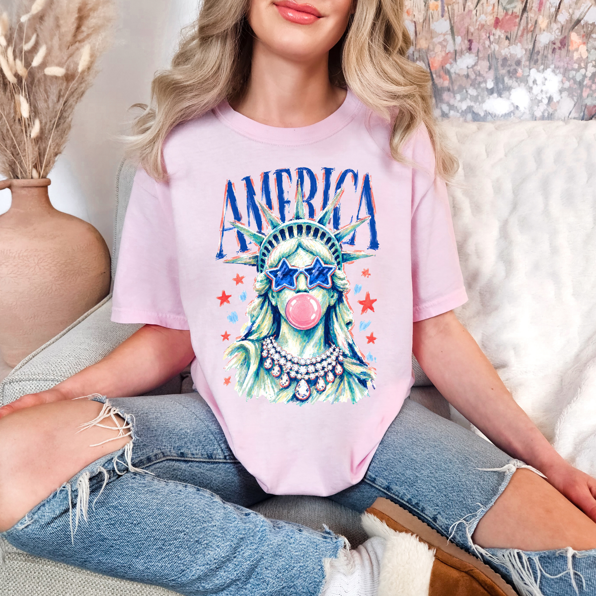 Lady Liberty Graphic Tee