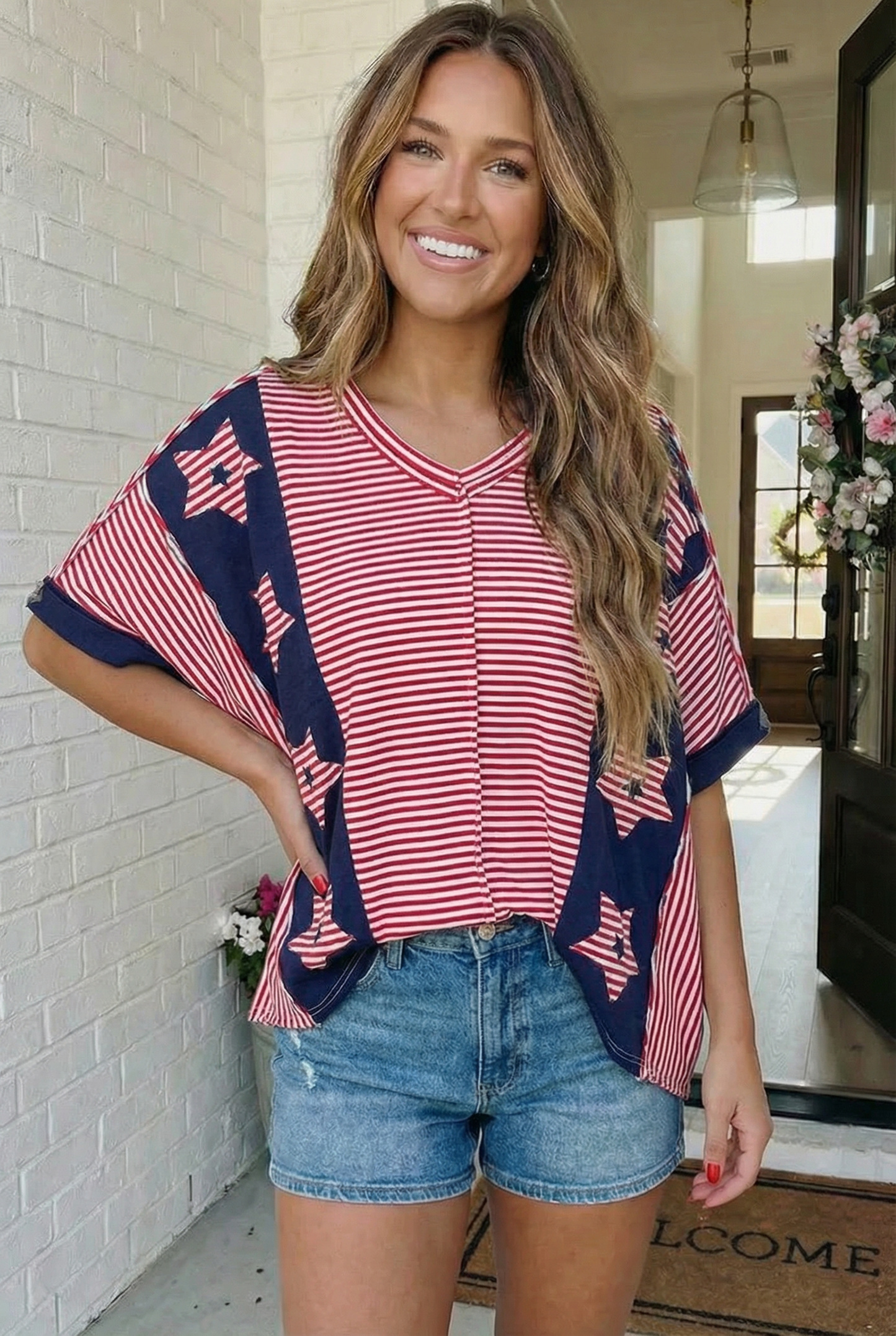 Stars and Stripes Forever Oversized Top