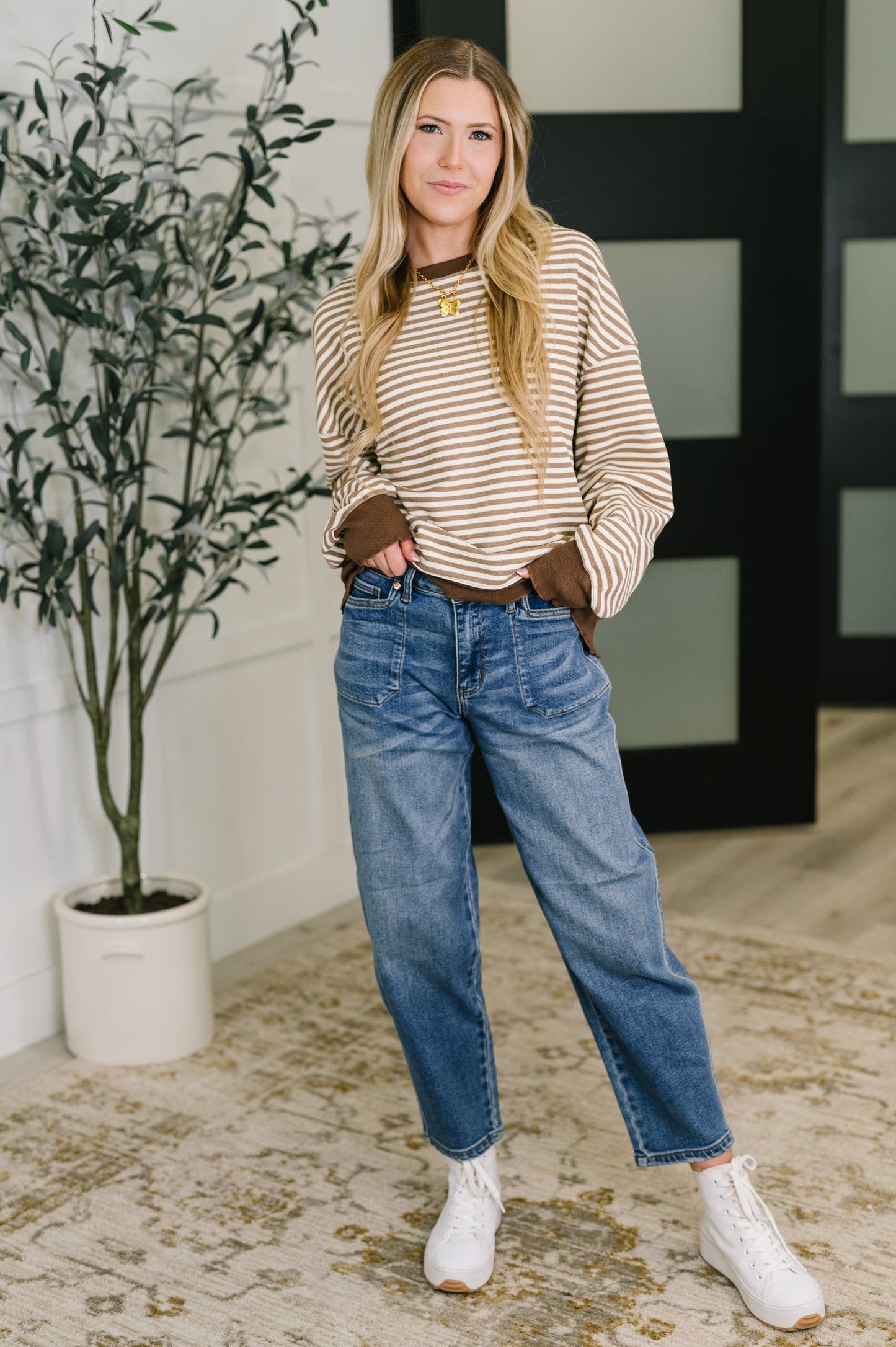 Cocoa Lane Stripe Top