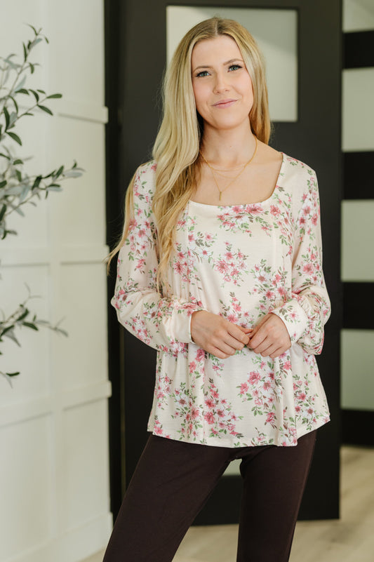 Cool to Be Kind Floral Blouse