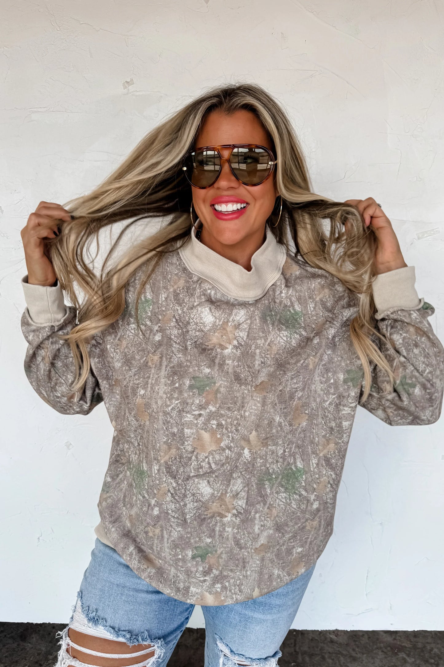 PREORDER: Miller Mock Neck Sweatshirt