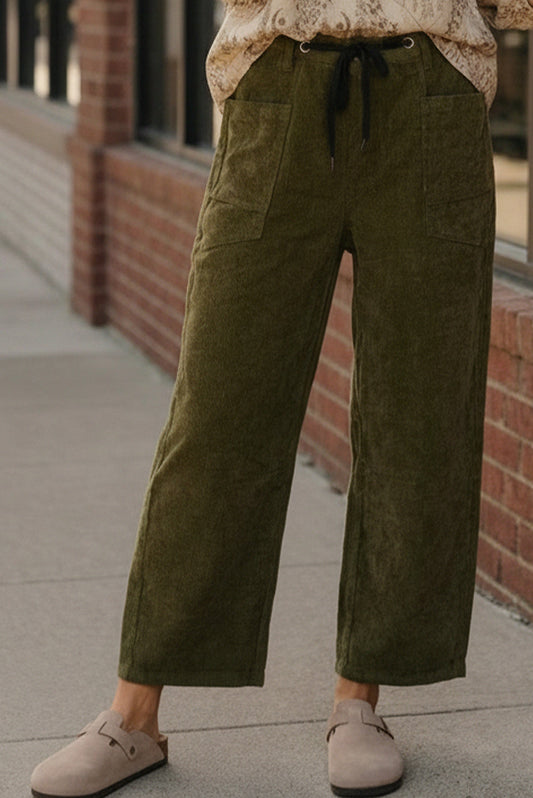 Stealth Mode Olive Drawstring Pants