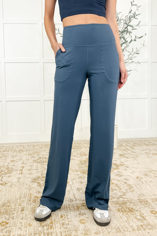 Leg Day Legends Straight Leg Bottoms in Code Blue