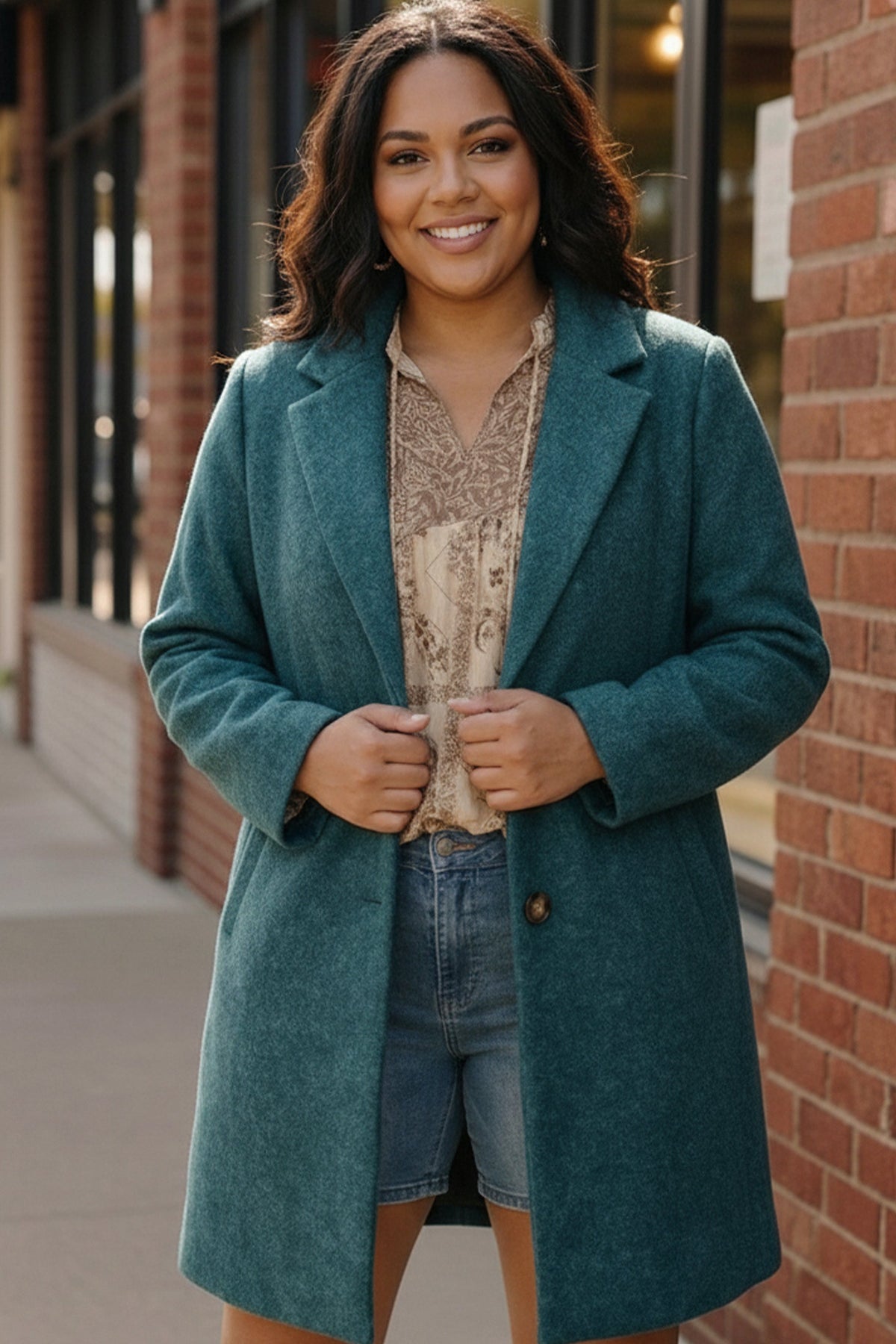 Frosted Teal Dream Coat